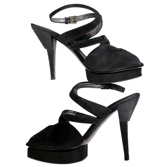 Prada authentic Black Platform Heels - Picture 4 of 11